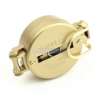 2" Diameter Metal Case Military Marching Lensatic Compass(Golden)