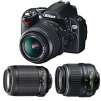 Nikon D60 Digital SLR Camera with 18-55mm VR Lens & 55-200mm VR Lens Kit
