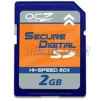 OCZ 2GB 60X Secure Digital SD 2.0 Card, Model OCZSD60-2GB