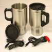 Stainless Steel Heated Travel Mugs (Set of 2)