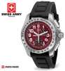 Swiss Army Ground Force 241089 Swiss Made Chronograph Titanium & Stainless Rubber Strap Mens Watch