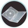 25 Slim Single Semi-Clear DVD Cases (7mm thick)