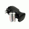Compact Battery Charger with 4 2000 mAh Ni-MH Batteries
