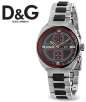 Dolce & Gabbana Time DW0303 Chronograph Stainless Steel Black Dial Mens Watch