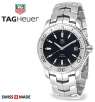 Tag Heuer Link Series WJ1110.BA0570 Swiss Made Stainless Steel Black Dial 200M Mens Watch