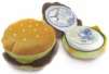 24-Disc Hamburger CD/DVD Wallet (Plush)
