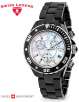 Swiss Legend Ceramic Karamica 30050-BKWSR Swiss Chronograph Sapphire Crystal M-O-P Dial Mens Watch
