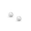 HONORA 9.0-9.5mm Cultured Freshwater Pearl Stud Earrings in Sterling Silver