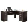 Realspace Soho Magellan Collection L-Shaped Desk, 30"H x 58 7/8"W x 58 7/8"D, Espresso