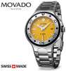 Movado 800 Series 2600009 Swiss Made Stainless Steel Sapphire Crystal Wave Dial 200M Diver Watch