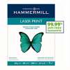 30 Reams of Hammermill Laser Print Paper, 8 1/2" x 11", 24 Lb, Pack Of 500 Sheets