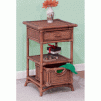 Hand Crafted Rattan Side Table / Organizer Stand