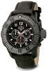 Invicta 5652 Sport Miyota Chronograph Black IP Stainless Steel Leather Strap 100M Mens Watch
