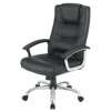 RS To�Go Carlin High-Back Bonded Leather Chair, 46 7/8"H x 26"W x 29 9/16"D
