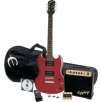 Epiphone Cherry Chrome Hardware SG Special Electric Guitar Player Pack