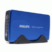 Philips SPD5310 3.5 inch External Enclosure with Fan Switch, Blue/USB2.0