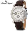 Lucien Piccard 26566BRN 1923 Homme Collection VD53 Chronograph Stainless Steel Mens Watch