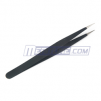 High Precision Anti-static Stainless Steel Tweezers (Black)