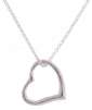 Sterling Silver Floating Heart Pendant