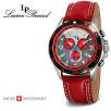 LP Italy Sport Maranello Collection 2106RD Swiss Made Chronograph Black M-O-P Dial Mens Watch