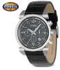 Fossil CH2494 Speedway Collection Chronograph Stainless Steel Charcoal Dial Leather Strap Mens Watch