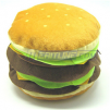 48-disc Double-layer Hamburger-Shape Plush CD/DVD Wallet