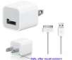 Apple iPOD iPhone 3G 3GS USB AC Wall Charger & Cable