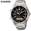 Casio AMW320RD-1A9V Marine Gear Collection Stainless Steel Chronograph Alarm 100M Mens Watch
