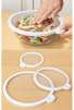 Vacuum Lids Food Cover Set of 4 Plastic Container Lids