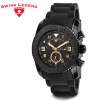 Swiss Legend 20065S Commander Swiss ETA Chronograph Black IP Stainless Rubber Strap 200M Mens Watch