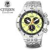 Citizen Eco-Drive BL5280-52W Chronograph Alarm Perpetual Calendar All Luminous Dial 200M Mens Watch