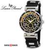 LP Italy Sport 2104BK Maranello Collection Swiss Made Chronograph Sapphire Crystal Mens Watch