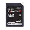 3 Sandisk 4GB SD Extreme III Memory Cards