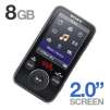 Sony NWZ-E438FBLK 8GB Walkman Video MP3 Player - 2.0" LCD, MP3, AVC, MPEG-4, Built-in FM Radio Tuner