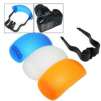 Flash Diffuser kit, 3 color in,for Canon 580EX, Sunpak MZ440AF, and Sony HLV-F32X Flashes