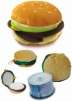 24-Disc Hamburger CD/DVD Wallet (Plush)
