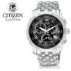 Citizen Eco-Drive BL8040-50E Retrograde Perpetual Calendar Diamond Bezel Minute Repeater Mens Watch