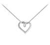 Sterling Silver Loop Heart Pendant (w/ 20% off coupon)