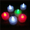 Battery Powered Color-changing LED Tealight/Wedding/Camping Mini Candle Light - 4 Pack