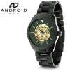 Android AD392BKG Savant Collection Automatic Black IP Skeleton Dial Exhibition Back 100M Mens Watch