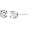3/8 ct. t.w.* Princess Cut Diamond Stud Earrings In 10k White Gold 