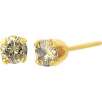 3/8 ct. t.w.* Round Diamond Stud Earrings In 10k Yellow Gold 