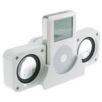 Portable Folding Multimedia Speaker System for iPod/MP3 (White)