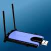 Linksys Wireless-N USB Network Adapter WUSB300N-RM (Refurbished)