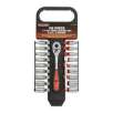 TaskForce 20-Piece 1/4" Drive Socket Rachet Set