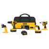 DeWALT 18-Volt Compact Cordless 4-Tool Combo Kit