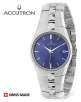 Accutron by Bulova 26B15 Lucerne Collection Swiss Made Sapphire Crystal Blue Dial 30M Mens Watch