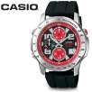 Casio WVQ550A-1A2V Waveceptor Atomic Executive Racing World Time Chronograph Alarm 100M Mens Watch