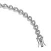 Sterling Silver 1/4-ct. T.W. Diamond Heart Bracelet