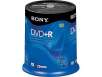 Sony 100/Pack 4.7GB DVD+R, Spindle